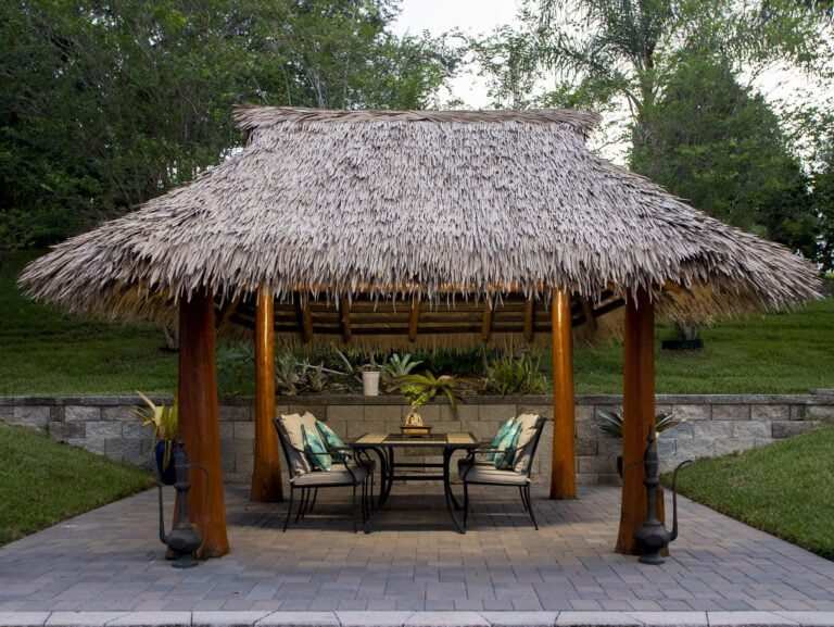 artificial thatch roof material
